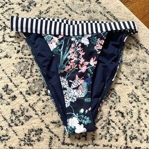 Tart bikini swim swimsuit NEW XS BOTTOM stripes fish floral